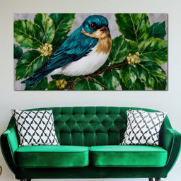 Emerald Wings Nature's Bird - NicheCanvas