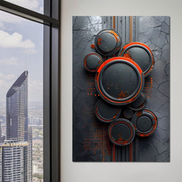 Colorful Modern Art 066 - Johanjjf - NicheCanvas