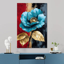 Golden Blossom Radiance - NicheCanvas