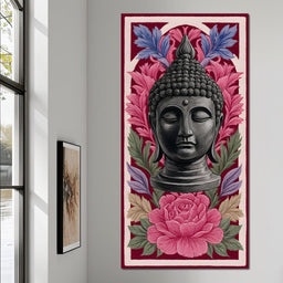 Buddha Tranquil Floral Meditation - NicheCanvas