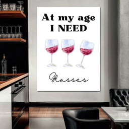 Aged To Perfection Wine Joke Poster - NicheCanvas