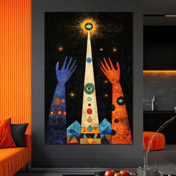 Celestial Ascent Visions - NicheCanvas