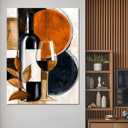 Evening Vintage Wine - NicheCanvas