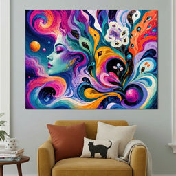 Cosmic Daydream - TooplesArt - NicheCanvas