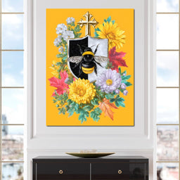 Golden Honey Monarch Bouquet - NicheCanvas