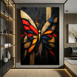 Butterfly Radiance Symphony - NicheCanvas