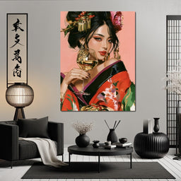 Toasted Peony And Silk Nights - NicheCanvas