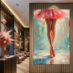 Elegant Dancers in Graceful Motion - NicheCanvas