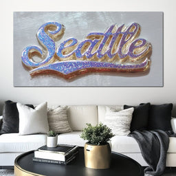 Glittering Seattle Dreams - NicheCanvas