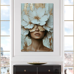 Golden Petal Head - Cole Williams - NicheCanvas