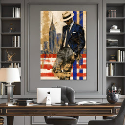 Gentleman of the Painted Skyline - NicheCanvas