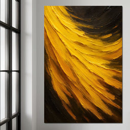 Golden Radiance Unfurled - NicheCanvas