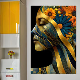 Golden Flora Dreams Unveiled - NicheCanvas