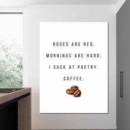 Morning Ode to Caffeine Humor - NicheCanvas