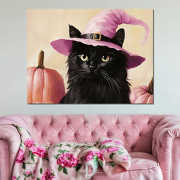 Enchanted Witchy Black Cat Charm - NicheCanvas