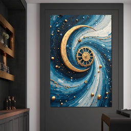 Celestial Clockwork Symphony - NicheCanvas