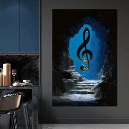 Celestial Clef Cavern Song - NicheCanvas