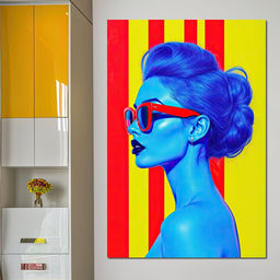 Ultrablue Diva - TooplesArt - NicheCanvas