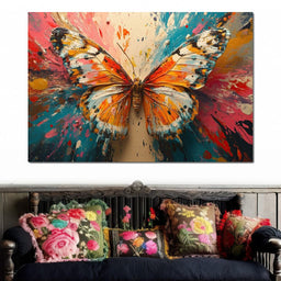 Butterfly Symphony Burst - NicheCanvas