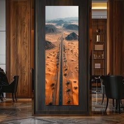 Desert Highway Serenity - NicheCanvas