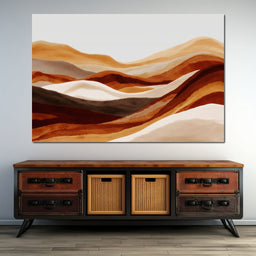 Sahara Dunes Earth Tones - NicheCanvas