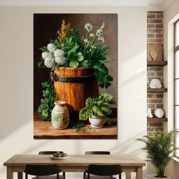 Clover With Herbs - NicheCanvas