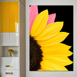 Yellow Sunlit Petals - NicheCanvas