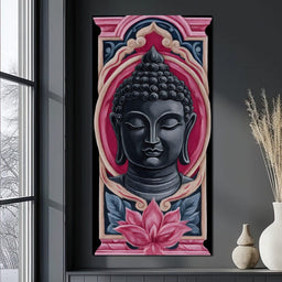Buddha Tranquil Blossom Reflection - NicheCanvas