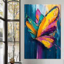 Vibrant Wings of Fantasy - NicheCanvas