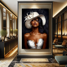 Elegance in Ivory Dreams - NicheCanvas