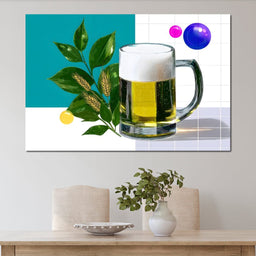 Golden Ale Oasis Harmony - NicheCanvas