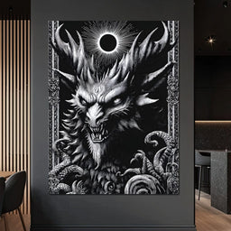 Nightmarish Eclipse Beast Lord - NicheCanvas