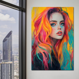 Radiant Tresses Luminous Allure - NicheCanvas