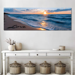 Sunset Shores Eternal Affection - NicheCanvas