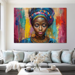 Vibrant Dreams of Africa - Sakeem Gibbs - NicheCanvas