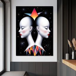 The Silent Gemini - TooplesArt - NicheCanvas
