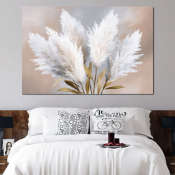 Soft Pampas Feathers Bouquet - NicheCanvas