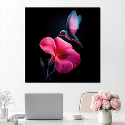 Whispers of the Hummingbird - TooplesArt - NicheCanvas