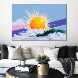 Radiance Over Morning Skies - NicheCanvas