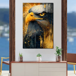 Golden Majesty of Flight - NicheCanvas