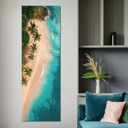 Peaceful Paradise Beach - NicheCanvas