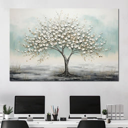Flourishing Serenity Branches - NicheCanvas