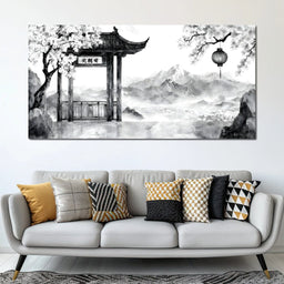 Tranquil Mountain Passage - NicheCanvas