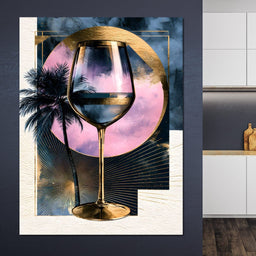 Solstice Evening at the Coastal Lounge - NicheCanvas