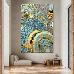 Golden Spirals of Infinity - NicheCanvas