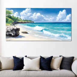 Tranquil Shores Escape - NicheCanvas
