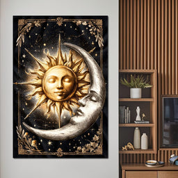 Golden alignment of the celestial bodies - NicheCanvas
