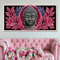 Tranquil Lotus Buddha Reverie - NicheCanvas