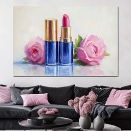 Rose Lipstick - NicheCanvas