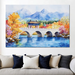 The Stone Bridge - NicheCanvas